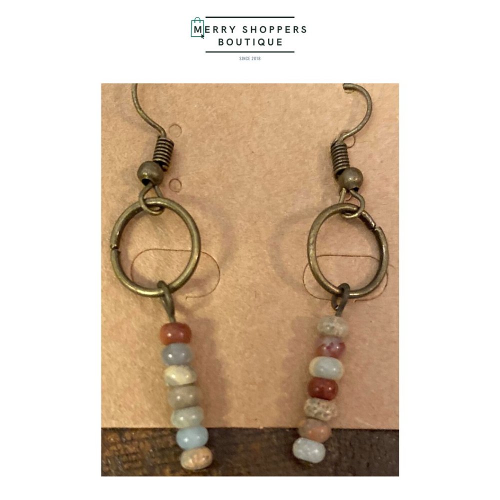 Natural Jasper Earrings